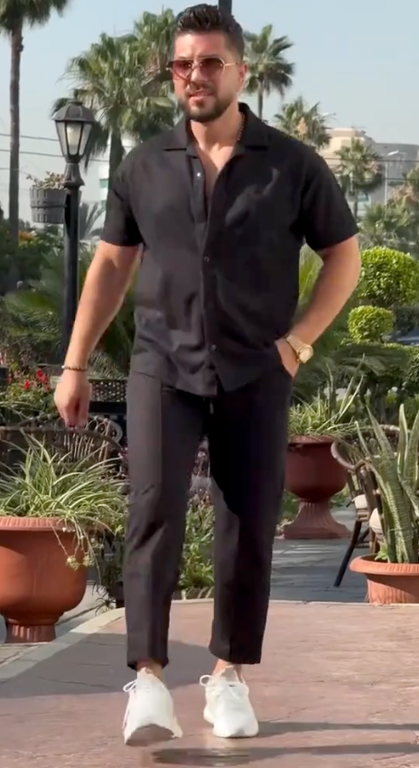 Men's Summer Shirt & Trouser Set